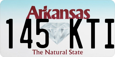 AR license plate 145KTI