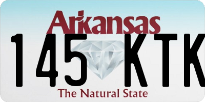 AR license plate 145KTK