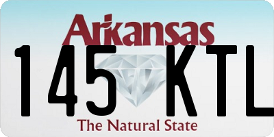 AR license plate 145KTL