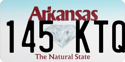 AR license plate 145KTQ