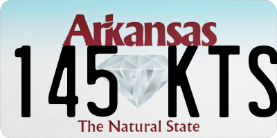 AR license plate 145KTS
