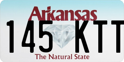AR license plate 145KTT