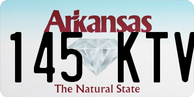 AR license plate 145KTV