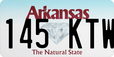 AR license plate 145KTW