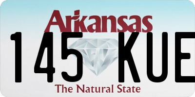 AR license plate 145KUE