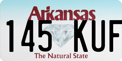 AR license plate 145KUF