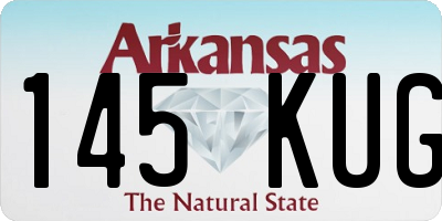 AR license plate 145KUG