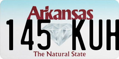 AR license plate 145KUH
