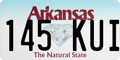 AR license plate 145KUI