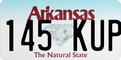 AR license plate 145KUP
