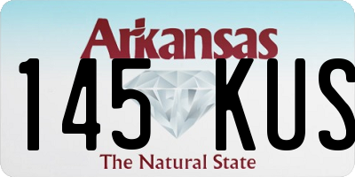 AR license plate 145KUS