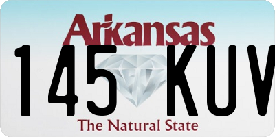 AR license plate 145KUV