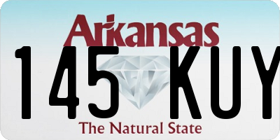 AR license plate 145KUY