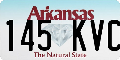 AR license plate 145KVC