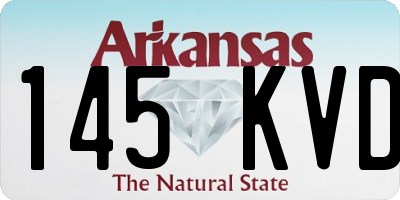 AR license plate 145KVD