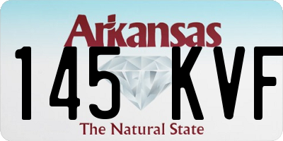 AR license plate 145KVF