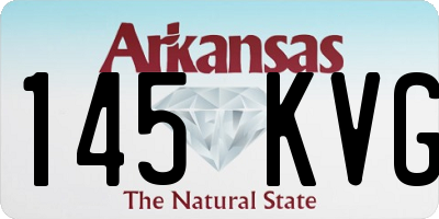 AR license plate 145KVG