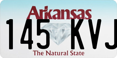 AR license plate 145KVJ