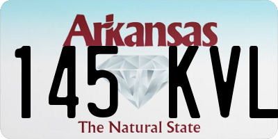 AR license plate 145KVL
