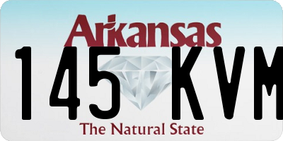 AR license plate 145KVM