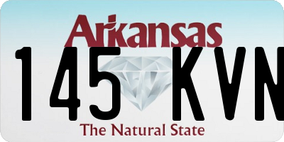 AR license plate 145KVN
