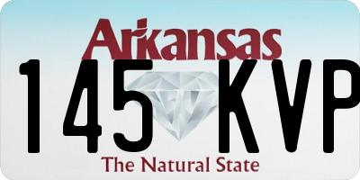 AR license plate 145KVP