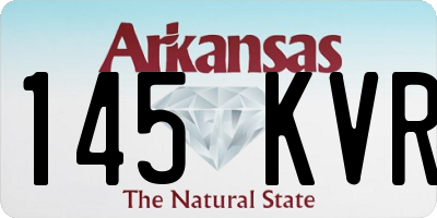 AR license plate 145KVR