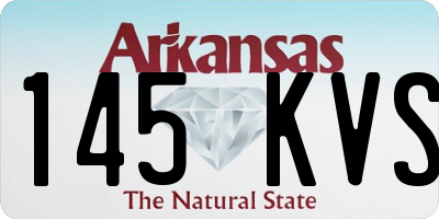 AR license plate 145KVS