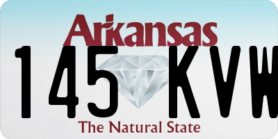 AR license plate 145KVW