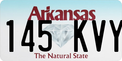 AR license plate 145KVY