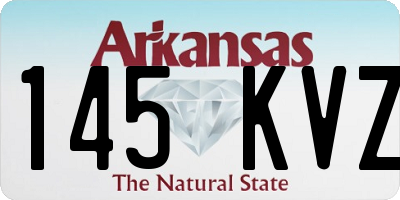AR license plate 145KVZ
