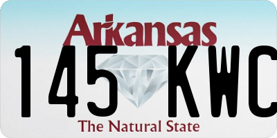 AR license plate 145KWC