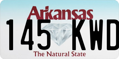 AR license plate 145KWD