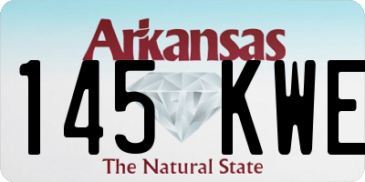 AR license plate 145KWE
