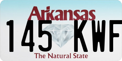 AR license plate 145KWF