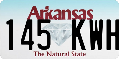 AR license plate 145KWH