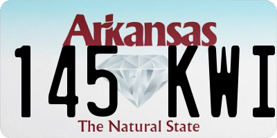 AR license plate 145KWI