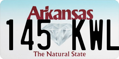 AR license plate 145KWL