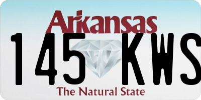 AR license plate 145KWS