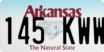 AR license plate 145KWW