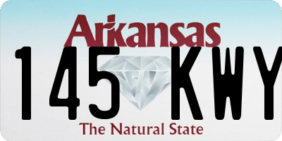 AR license plate 145KWY
