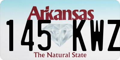 AR license plate 145KWZ