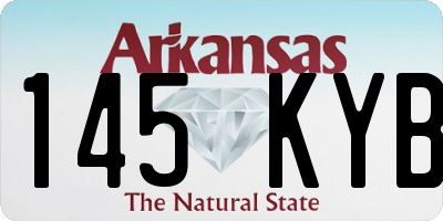 AR license plate 145KYB