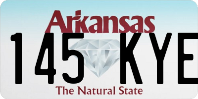 AR license plate 145KYE