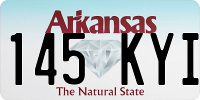 AR license plate 145KYI