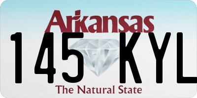 AR license plate 145KYL