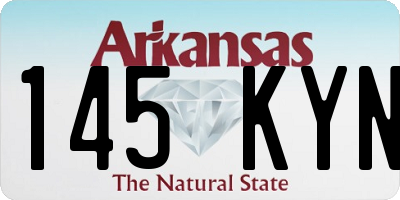 AR license plate 145KYN