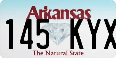 AR license plate 145KYX