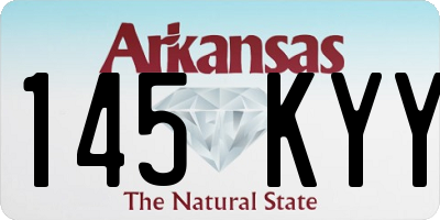 AR license plate 145KYY