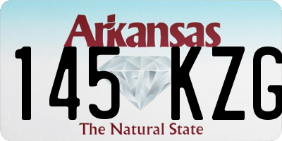 AR license plate 145KZG